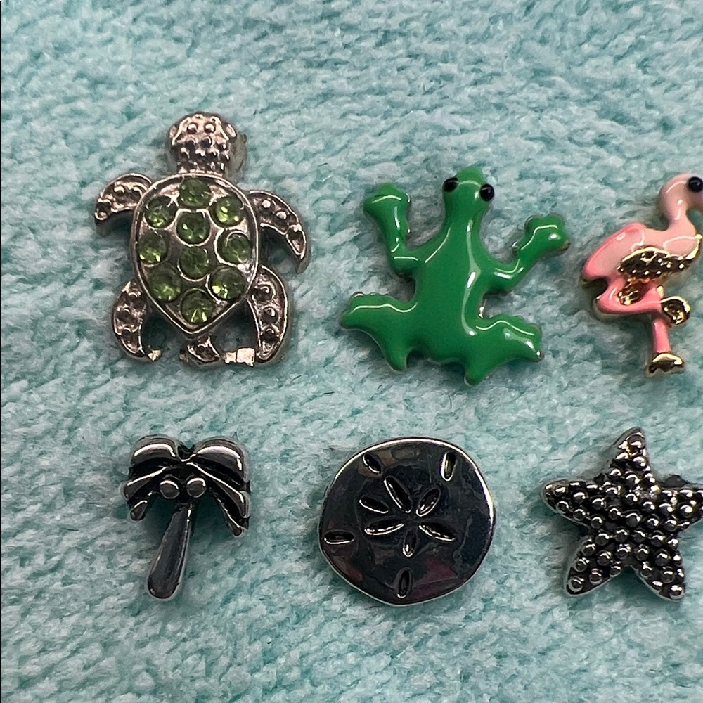 Floating Locket Charms - Travel theme - Picture 2 of 5